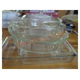 Pyrex Clear Glass Bakeware Set