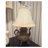 Brass Teapot Table Lamp