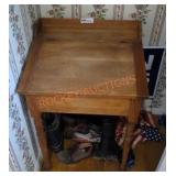 Antique flip top school desk