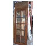 Vintage wooden double door