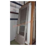 80inx32in Metal Screen Door