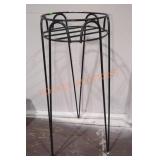 Black Metal Wire Plant Stand