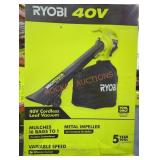 Ryobi 40v Cordless Leaf Vacuum TOOL ONLY