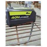 Ryobi 40v 6 ah battery