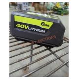 Ryobi 40v 6 ah battery