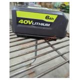 Ryobi 40v 6 ah battery