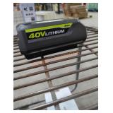 Ryobi 40v 4 ah battery