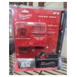 Milwaukee M18 8 ah battery and charger