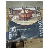 Hampton Bay Whitlock 34" Copper Finish Fire Pit