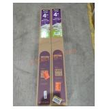 (2) Metalux 4ft Utility Wrap Lights