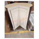 White Lazy Susan Base Cabinet