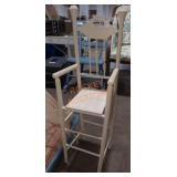 Tall White Doll Chair