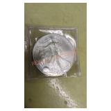 2002 Liberty Silver $1 coin