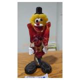 Vintage Murano Handle Blown Glass Clown