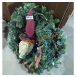 Two Christmas Wreaths