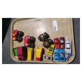 Race car and monster truck lot