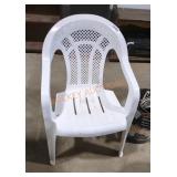 Plastic outdoor chair