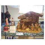 Christmas Decor and Nativity Scene