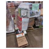 Skid Of Assorted Items,  Christmas Decorations,