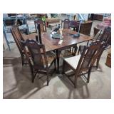 Vintage Solid Wood Dining Set