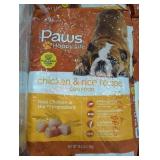 1 bag of paws dog food