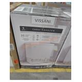 Vissani 5 cu ft chest freezer white