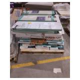 Skid Lot of Everbilt Shoe shelf & Shelf Kits & 8"