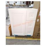 White 3Drawer Bathroom Vanity Without Top Approx