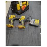 DeWalt 20v 2 tool combo and charger