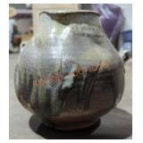 Drip Glazed Pottery Vase