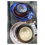 Pottery plate and bowl lot