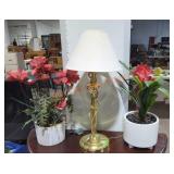 Fake Plants & Lamp Lot