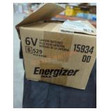 Box of 6 6v lantern Energizer batteries