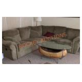 Lazy boy l-shaped reclining sectional