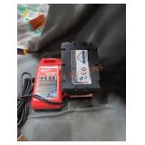 Milwaukee M18 5 ah battery and charger