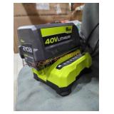 Ryobi 40v 6 ah battery and charger