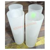 Set of 4 Frosted tea Glasses