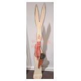 Wood Easter Bunny Decor