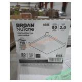 1 Broan Nutone ventilation fan