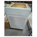 21" x 24" x 35" white cabinet base