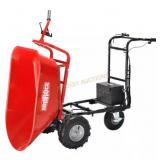 Merax 6 cu. ft. Powered Steel Bucket Wheelbarrow