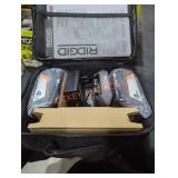 Ridgid 18v 4 ah batteries and charger