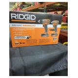 Ridgid 18v subcompact brushless 2 tool combo kit