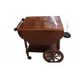 Beautiful Drop Leaf Tea Cart