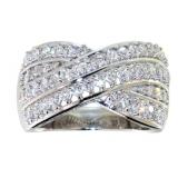 Brilliant 1.25 ct Diamond Designer Ring