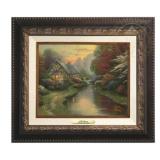 A Quiet Evening Framed Canvas by Thomas Kinkade