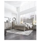 King Ashley Harrastone 4-PC Storage Bedroom Group