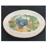 13 ï¿½ USA Turkey Platter 22k Gold Trim