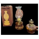 (2) Vintage Oil Lamps