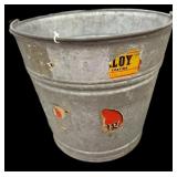 Galvanized Metal Water Bucket